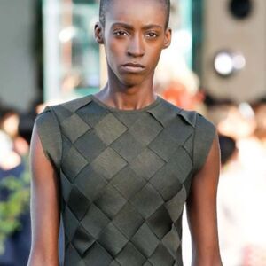 Brand new with tags Louis Vuitton Elegant Olive Green Sleeveless top siz…
